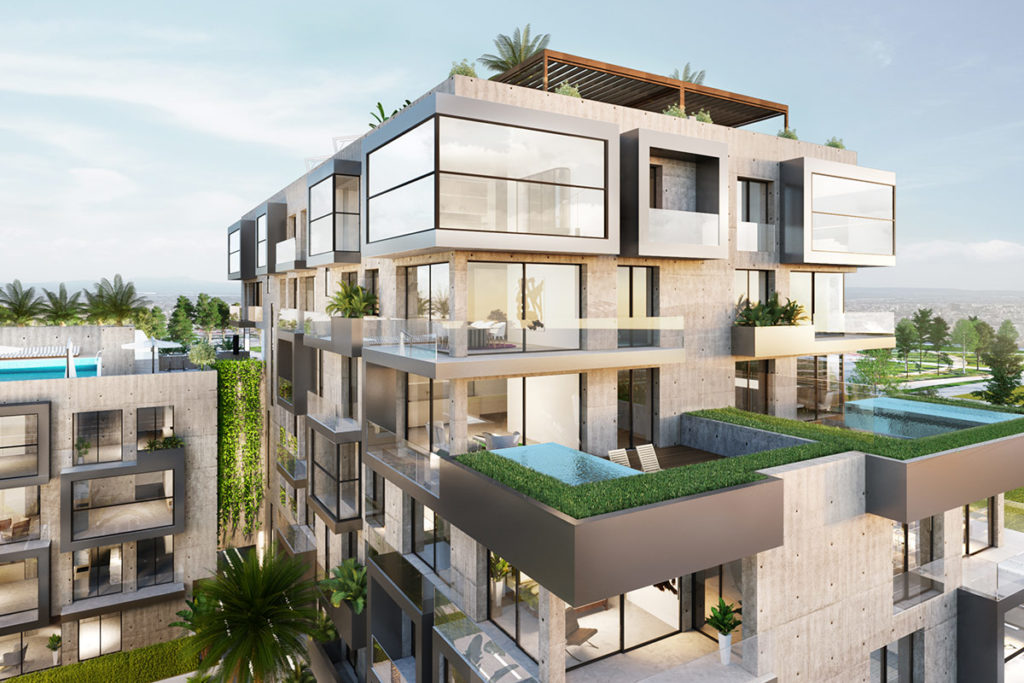 XO Residences Palma, an iconic landmark consisting of 84 High End 1-4 bed Apartments, duplexes and penthouses.